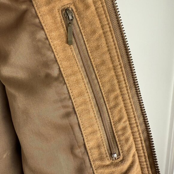 Eddie Bauer Jacket Mens Medium Weight Tan Size Large Tall Holiday 06' - Picture 8 of 10